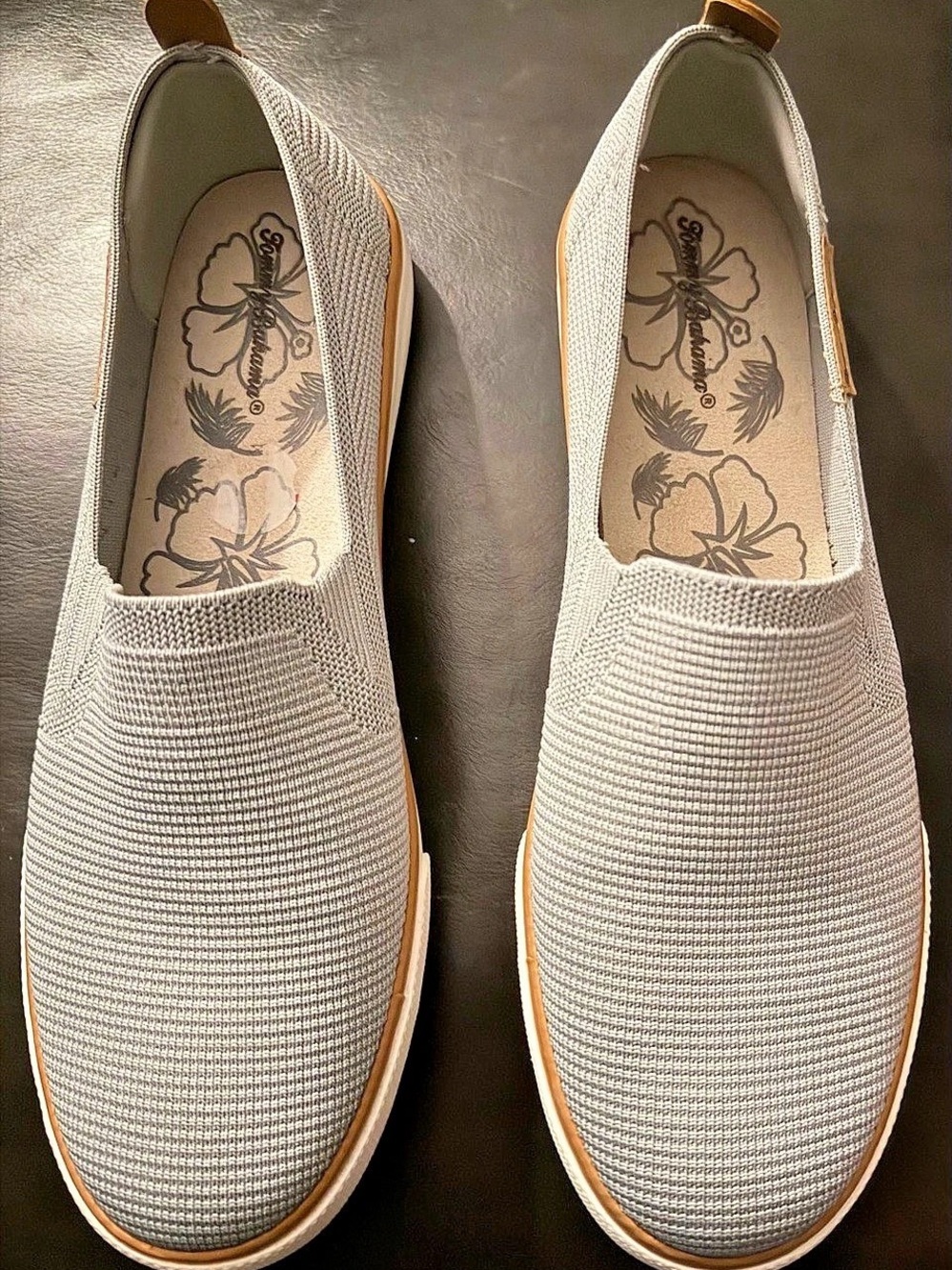 Tommy Bahama women’s Gray Slip-On Sneakers New